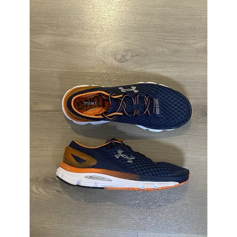 Under Armour Speedform Gemini 3 Sneakers Athletic Shoes Blue Orange Women Size 9